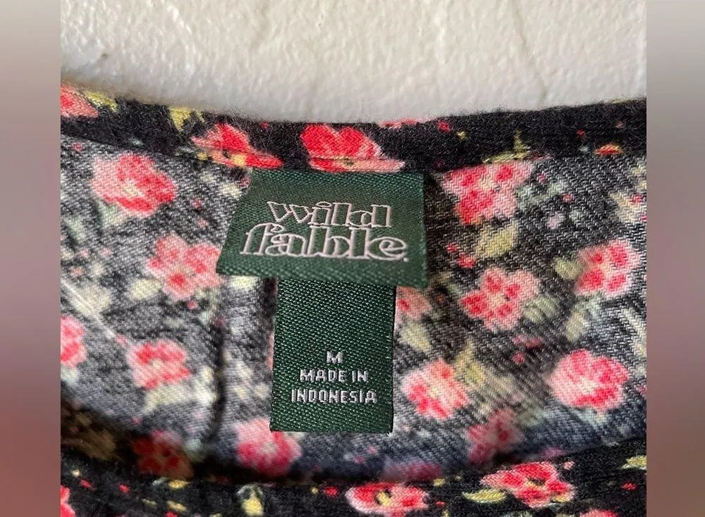 🌺 EUC  Adjustable Strap Dress Reddish-Pink & Black 🌺🖤 - Image 4