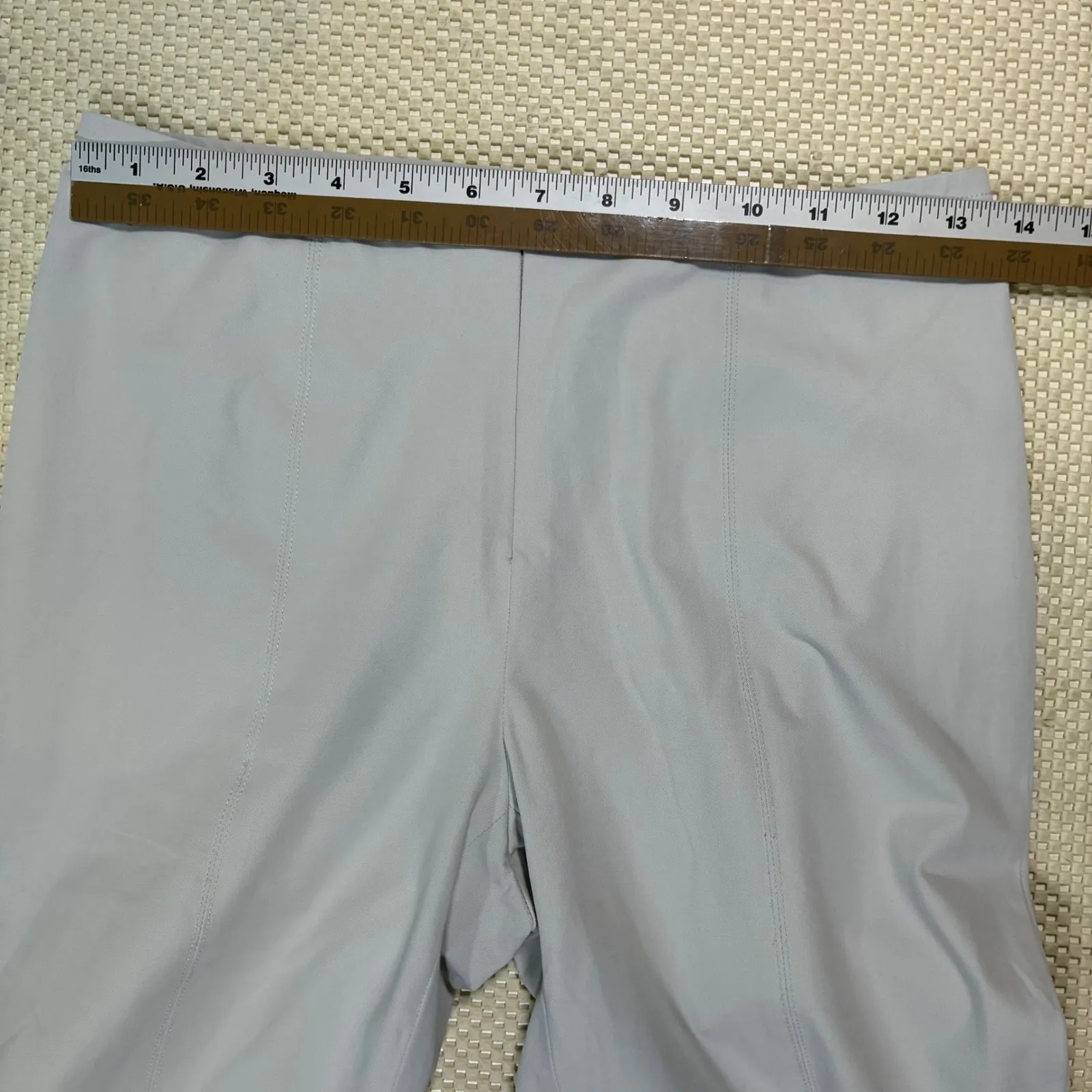 EUC Raffaello Rossi Giga Light Grey Stretch Cigaret Pants Womens 36 (US 6) Gray - Image 7