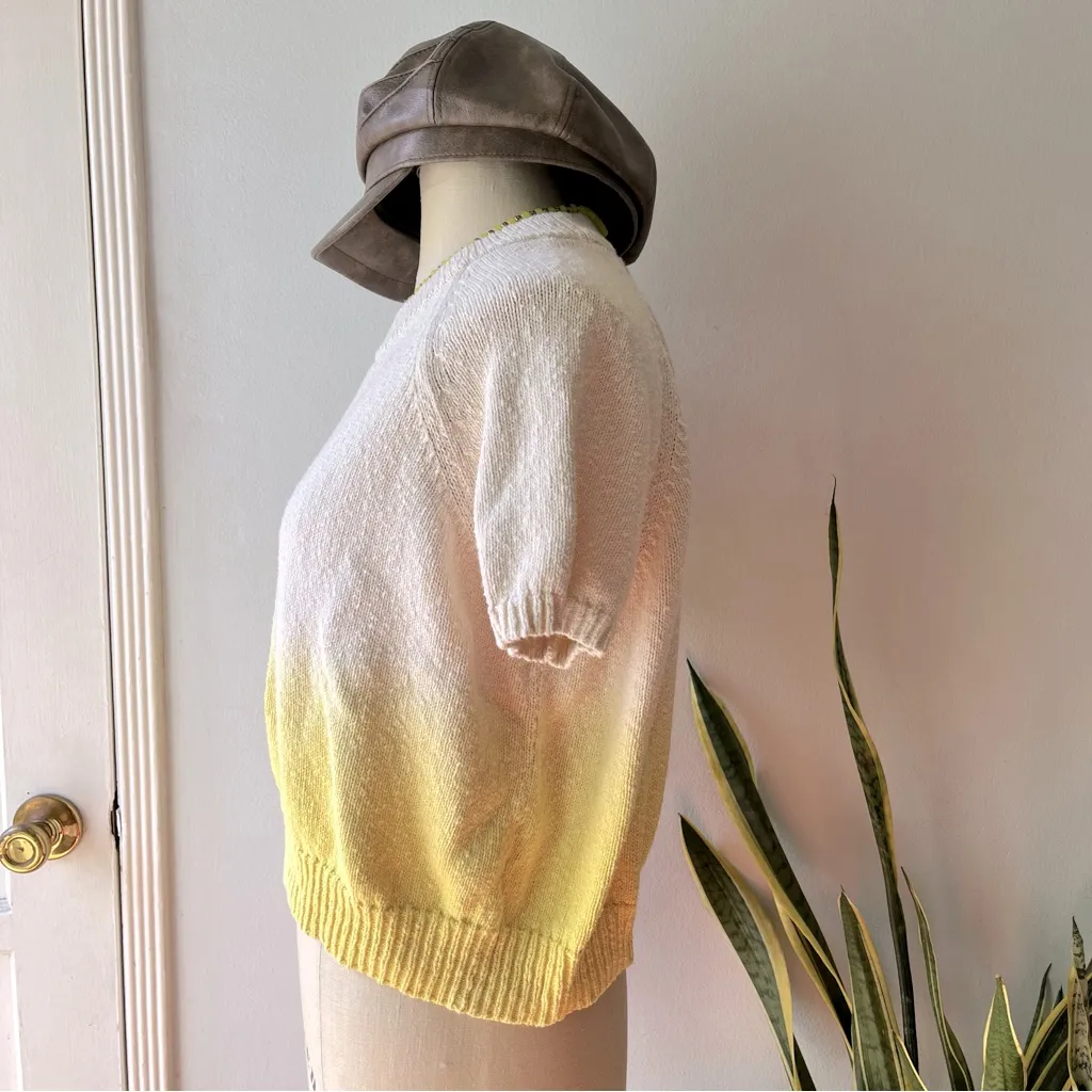 Madewell•Ragland Dip-Dye Sweater• Sz S - Image 2