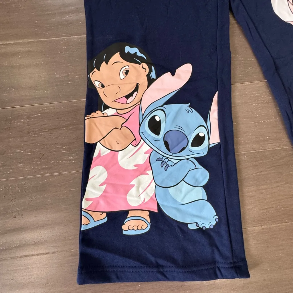 Disney  Pajama Bottoms - Navy with Lilo and Stitch - Image 2