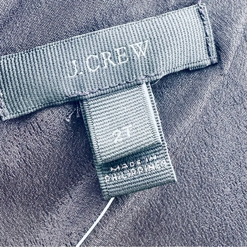 J. Crew Womens Midi Dress 2 Tall Black Polka Dot - Image 13