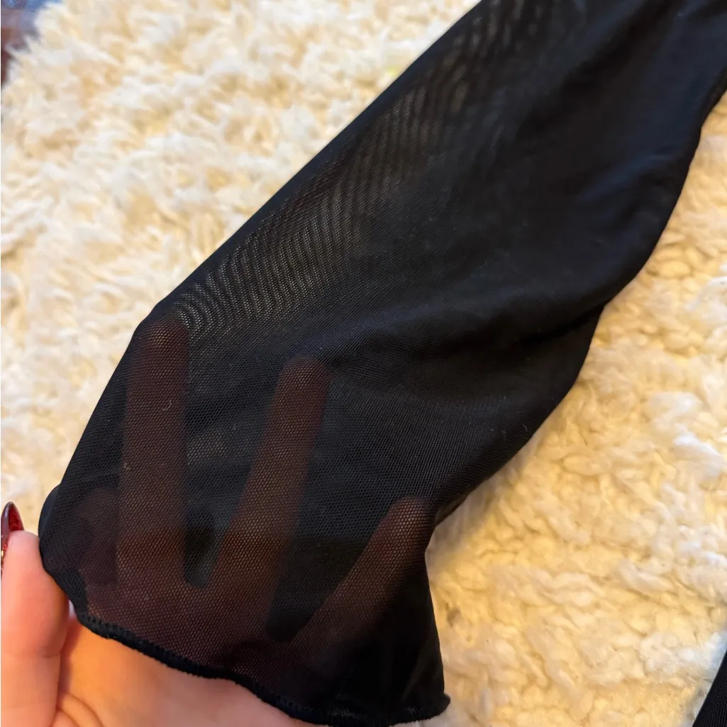 SHEIN Black Long Sleeve Top - Image 2