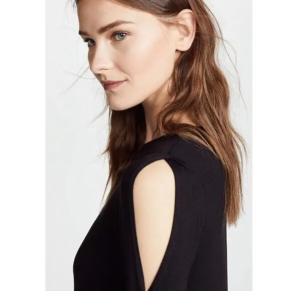 LNA Lucia Dress black XS‎ cut out sleeve - Image 3