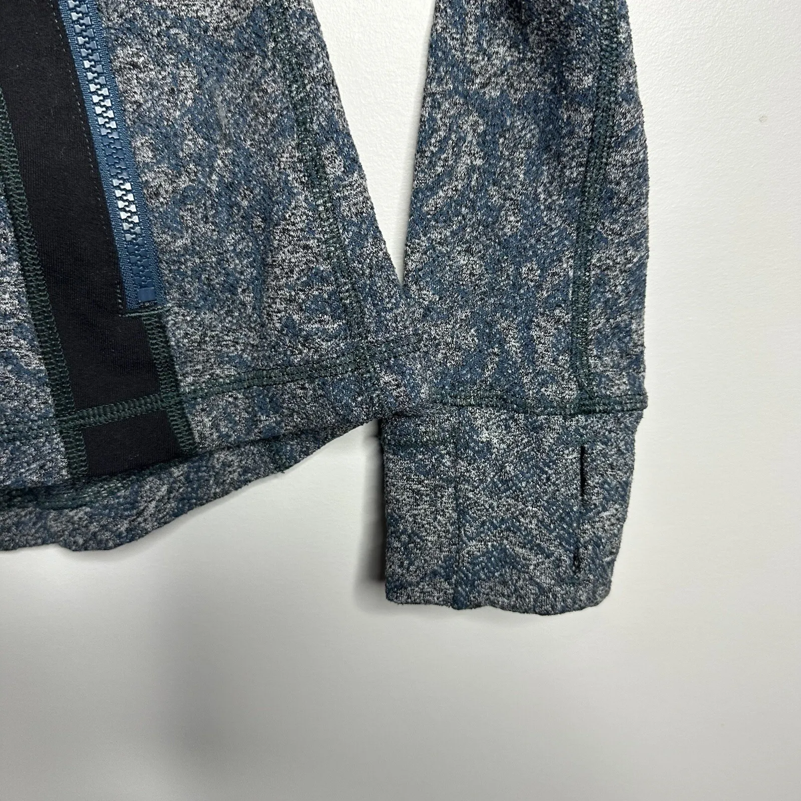 Women's Lululemon Size 4 Define‎ Jacket Full Zip Sweatshirt Brushed Herringbone - Image 3