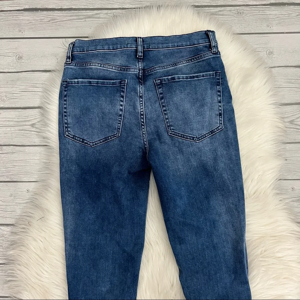 Free People Blue Skinny Jeans - Image 5