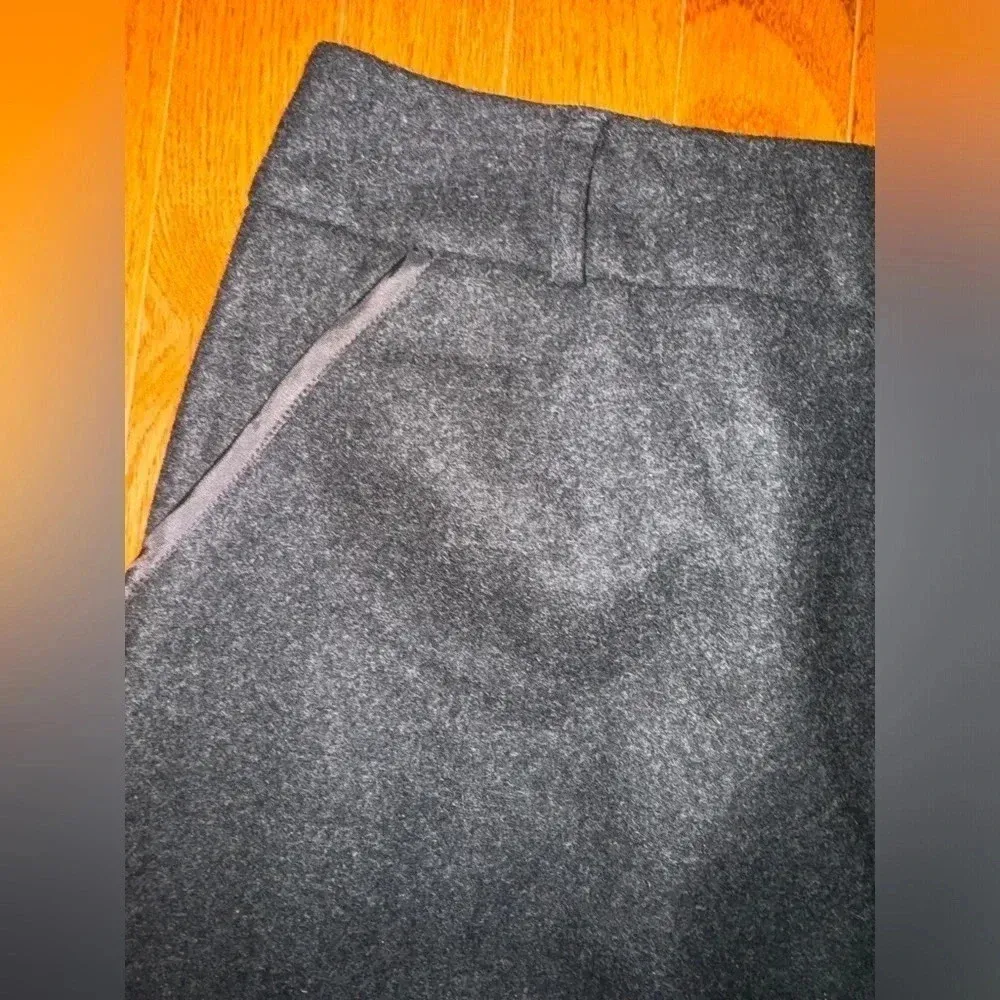 Nine & Company women’s Size 16 gray wool blend midi pencil‎ skirt business - Image 2