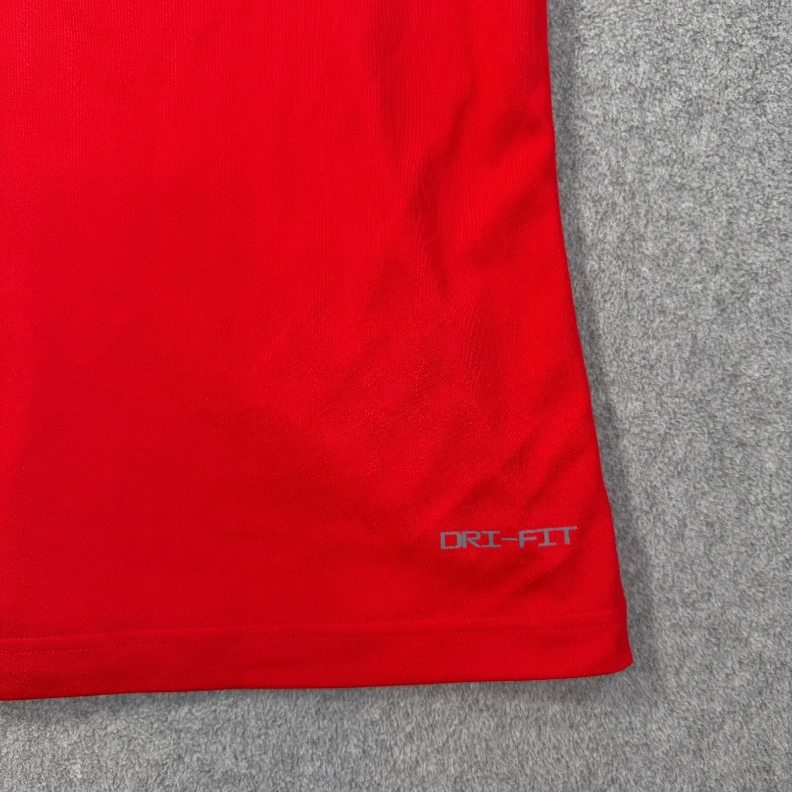 Ole Miss Rebels Nike Dri-Fit Polo Shirt Womens XL Short Sleeve Red Navy Collared - Image 9