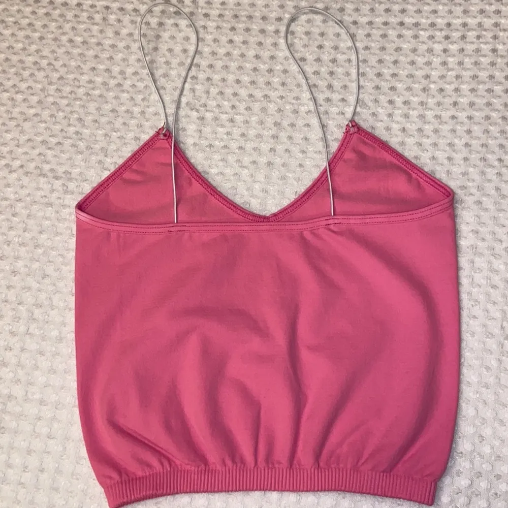 NEW! FREE PEOPLE INTIMATELY XS/S PINK Skinny Strap Seamless Brami Cami Bralette - Image 8