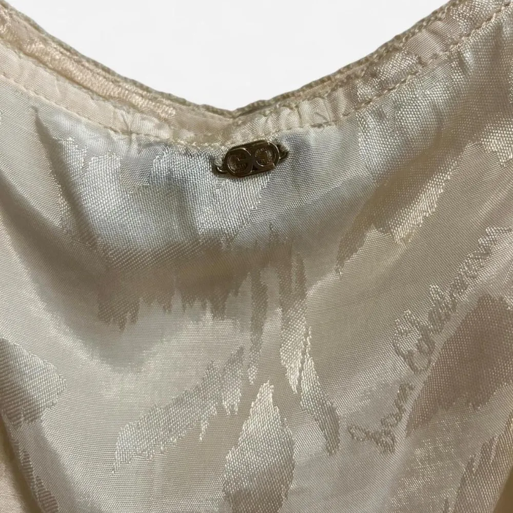 Sam Edelman Jacquard Floral Satin Cami Top | Size Large - Image 6