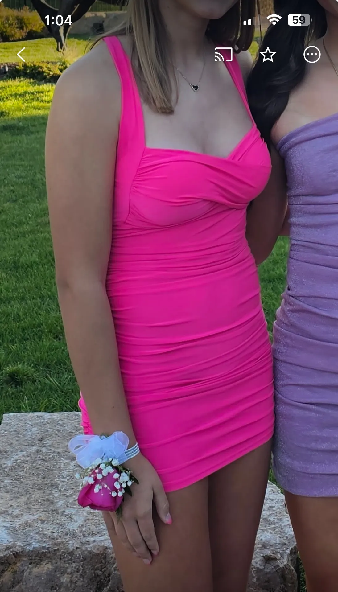 Pink Mini Dress - Image 3