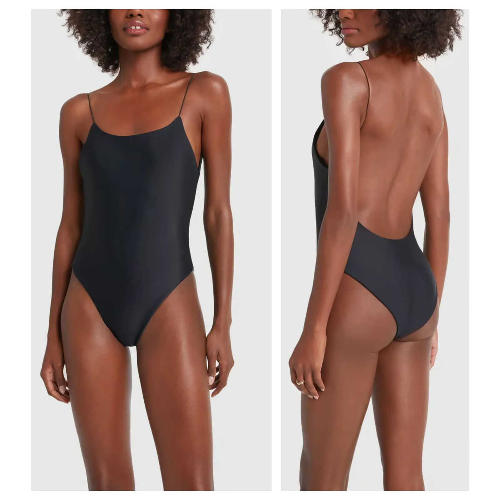 Jade Swim Micro Trophy One Piece Size Large Black - Image 9