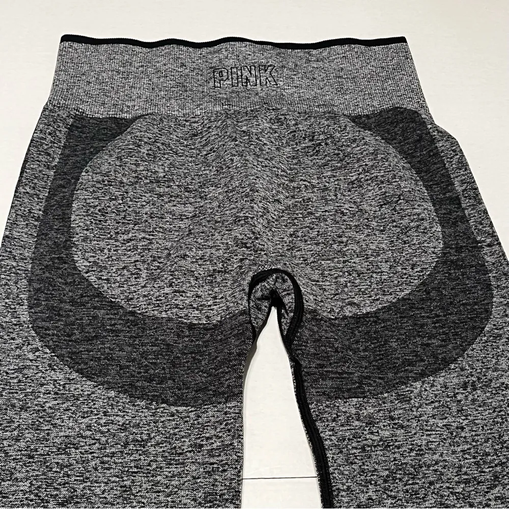 Pink Victoria Secret Women Size Small Black Grey Gray Seamless Leggings Athletic - Image 8