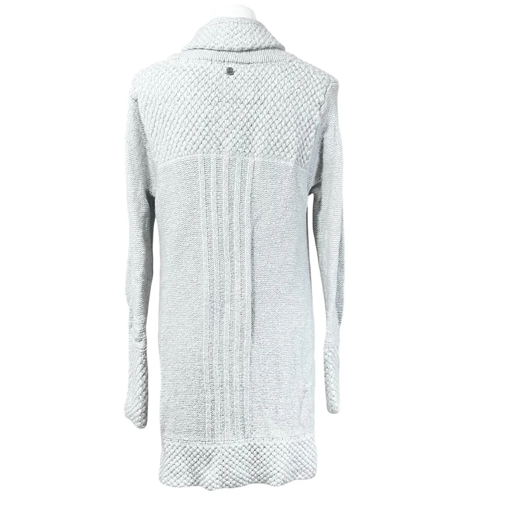 Prana Elsin Gray Sweater Coat Size Small - Image 6