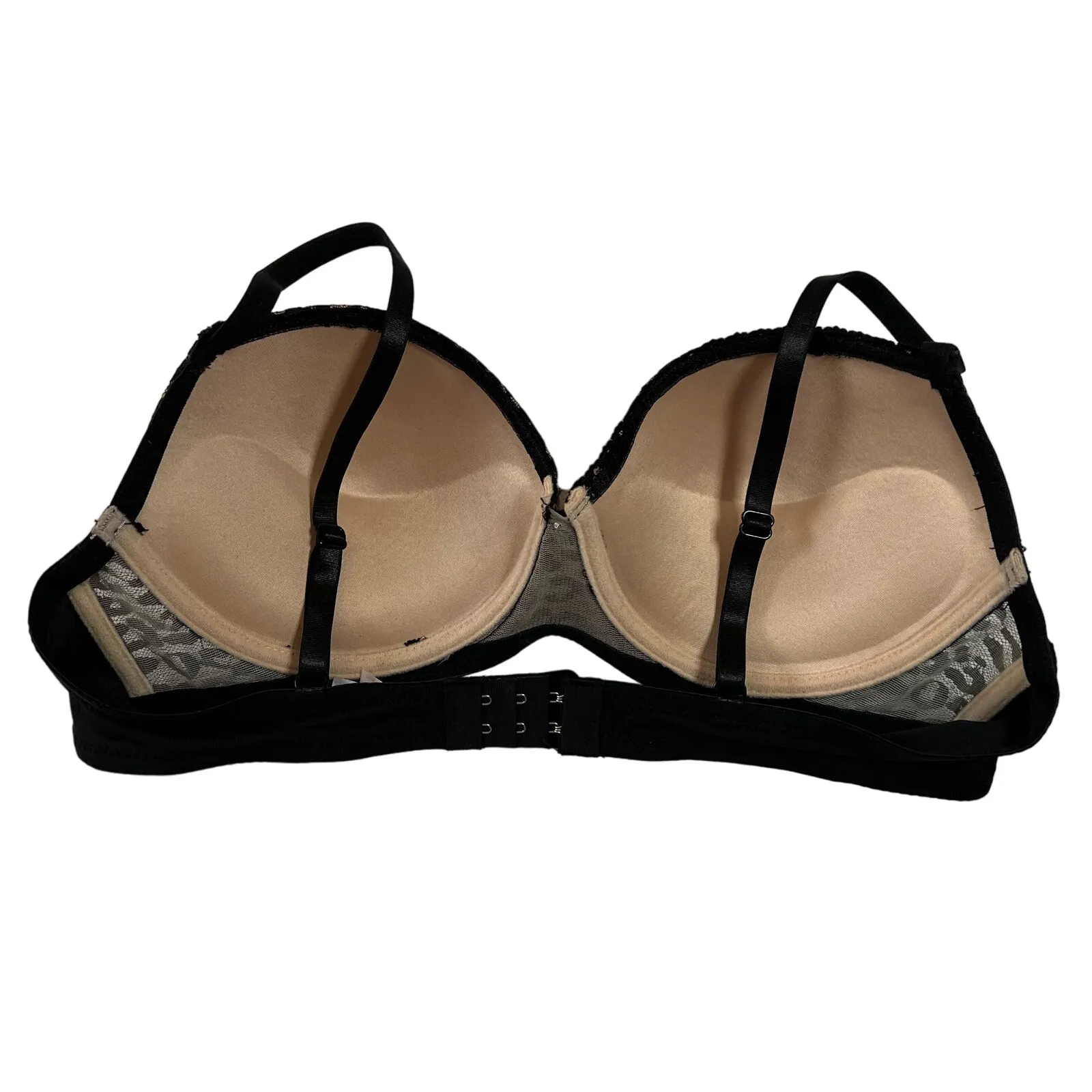 Jezebel Lace Push up Underwire Bra Size 38C Sexy Formal Intimates Party - Image 2