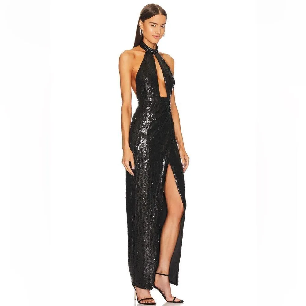 x REVOLVE Rick Gown in Black - Image 3