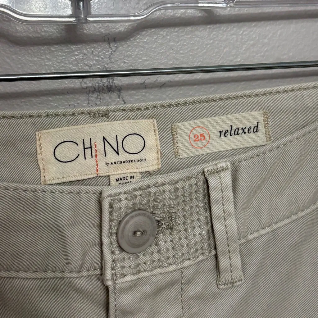 NWT Chino by Anthropologie Relaxed Patched Chino Pants - Size 25 - Image 6