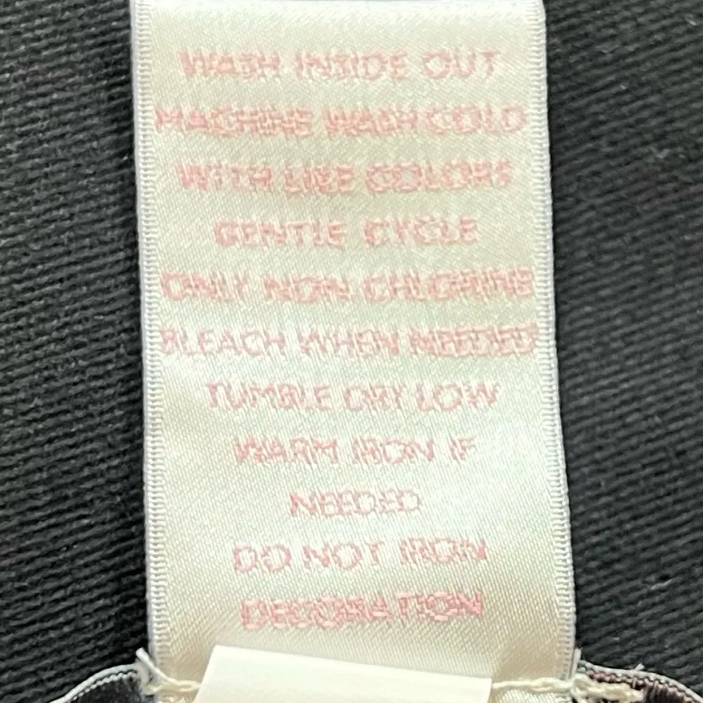 Britney Spears Candies Vintage Black Silver Studded Mini Skirt Juniors Size 5 - Image 7