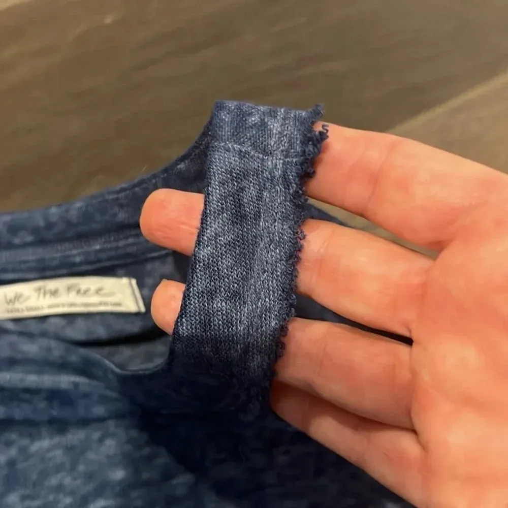 Free People We The Free Blue Chill Out top size XS - Image 6