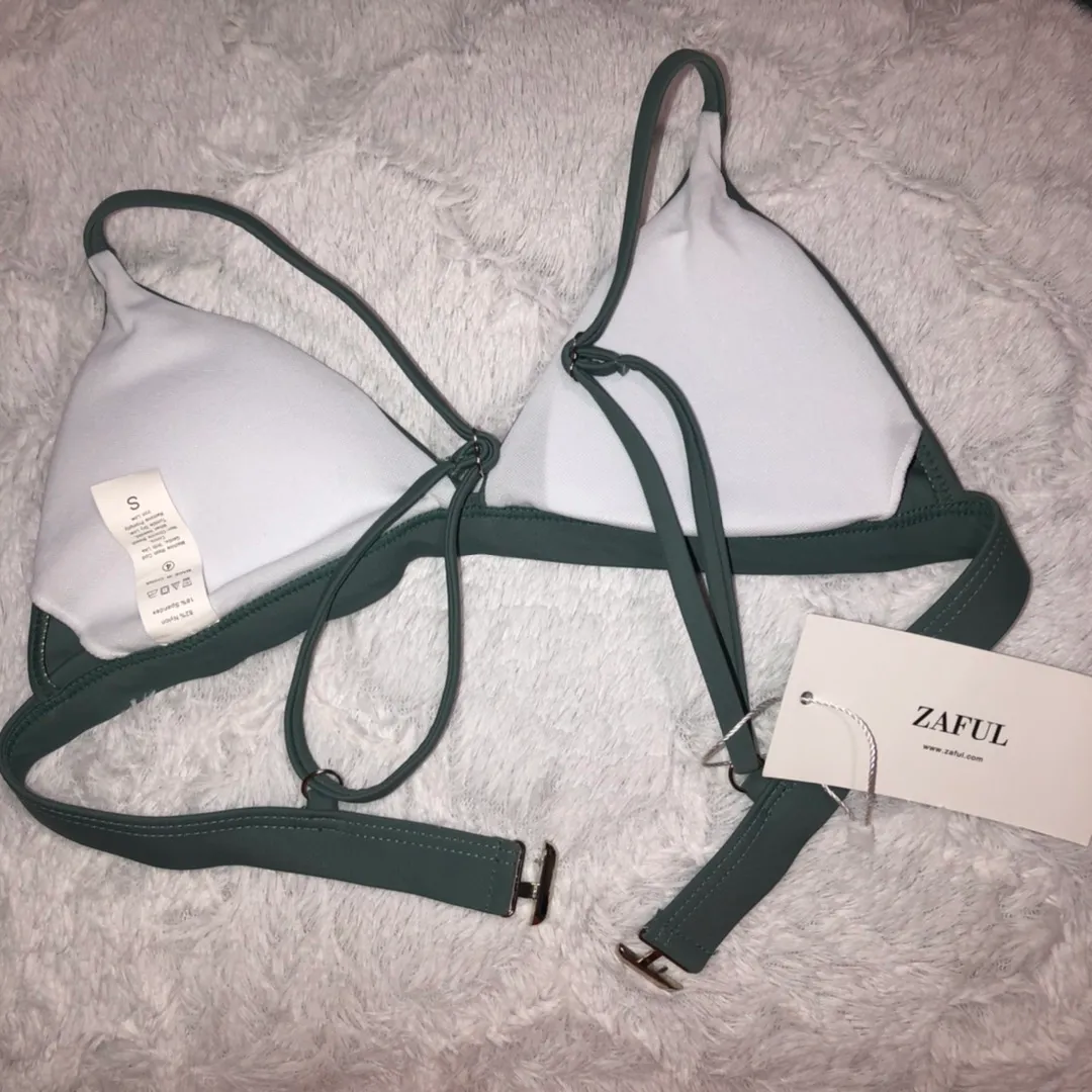 Zaful Olive Green Bikini Set - Image 4