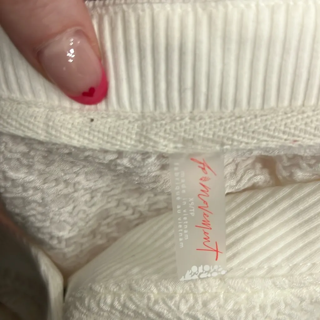 FP Movement by Free People Recovery Layer White Size XS - Image 3