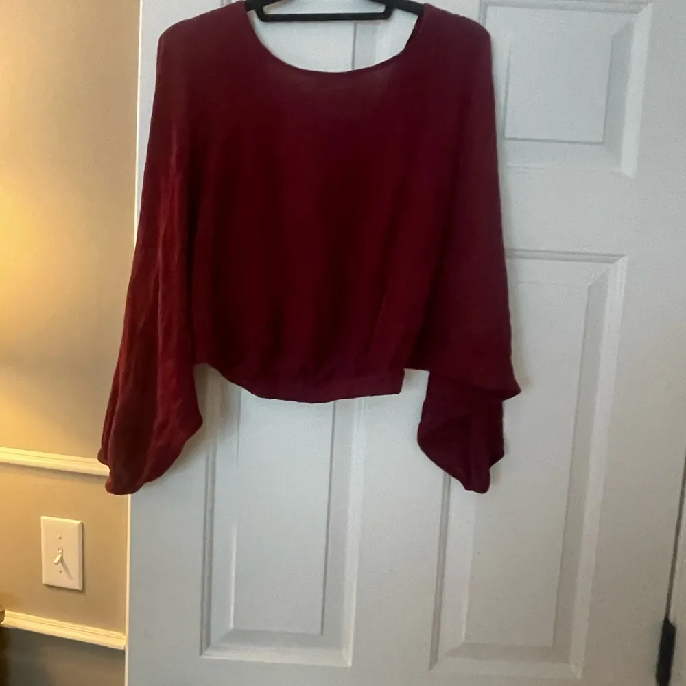 American Threads  Red Women's Top - Image 3