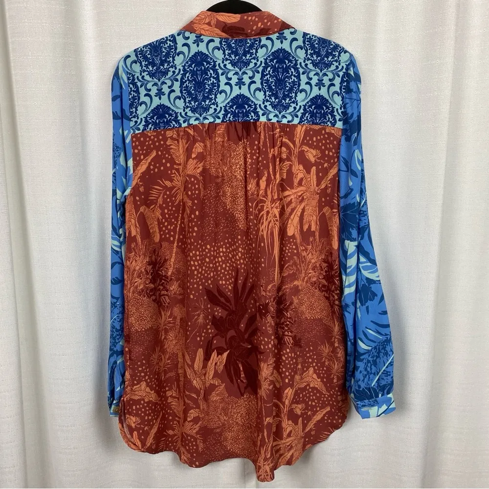 Soft Surroundings Floral Hermosa Tunic Blouse Sz.M - Image 10