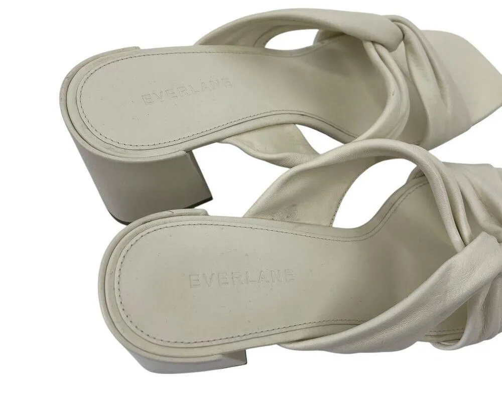 Everlane The Day Twist Heel in White Size 9.5 Summer - Image 12