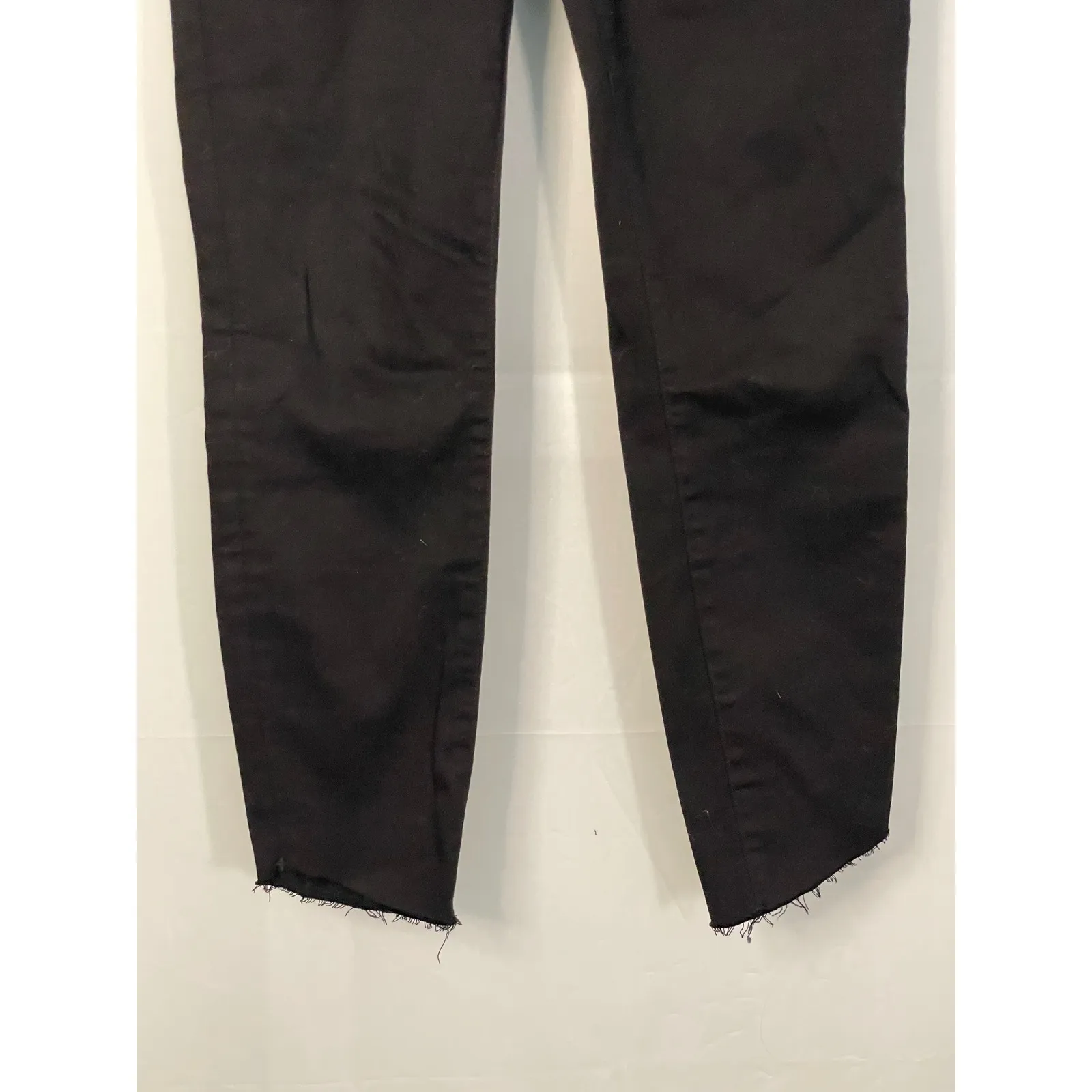 Madewell 10 Inch High Rise‎ Skinny Button Fly Black Jeans Womens Size 27 - Image 3