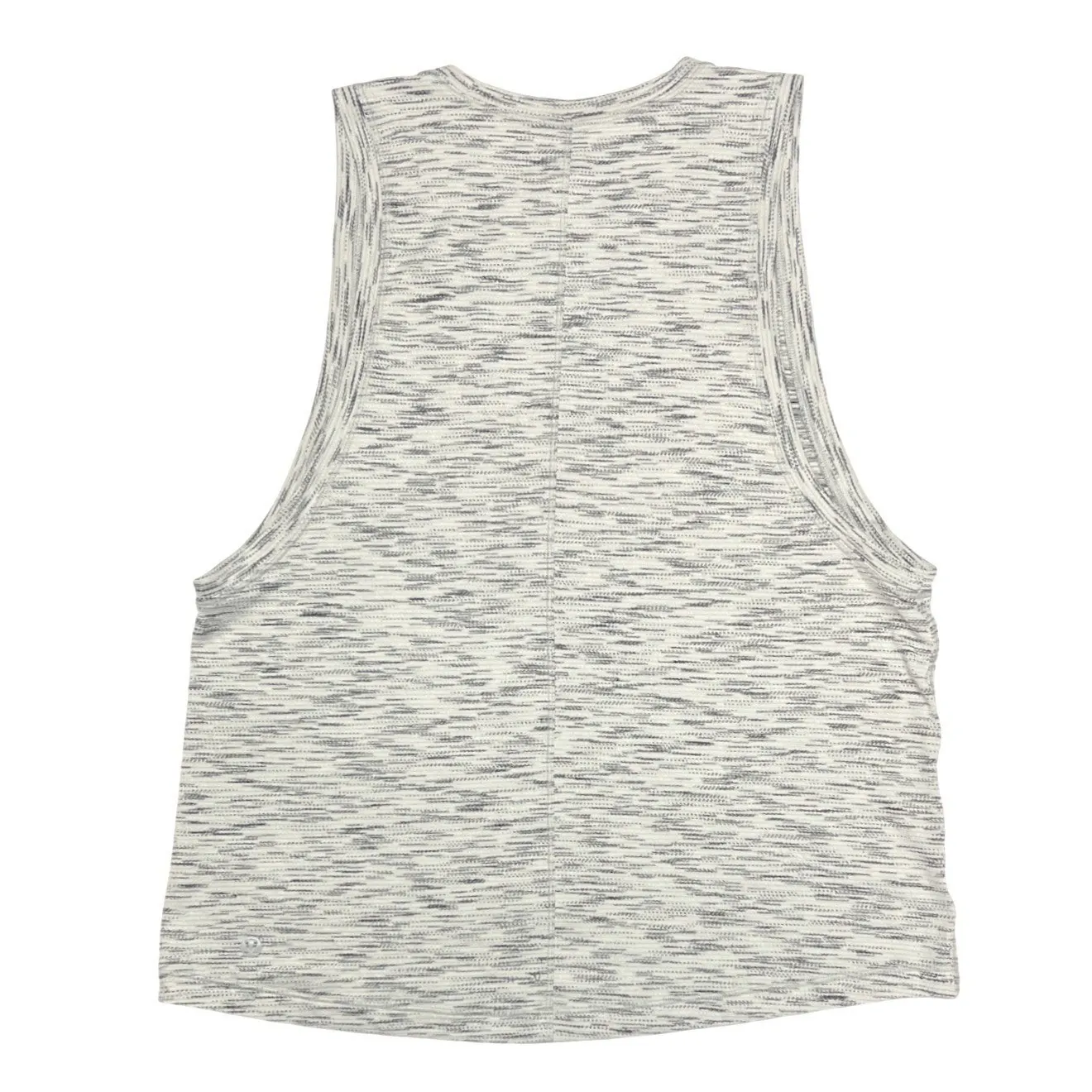 Lululemon Cardio Squad Tank II Tiger Space Dye Black White Size 6 EUC - Image 3