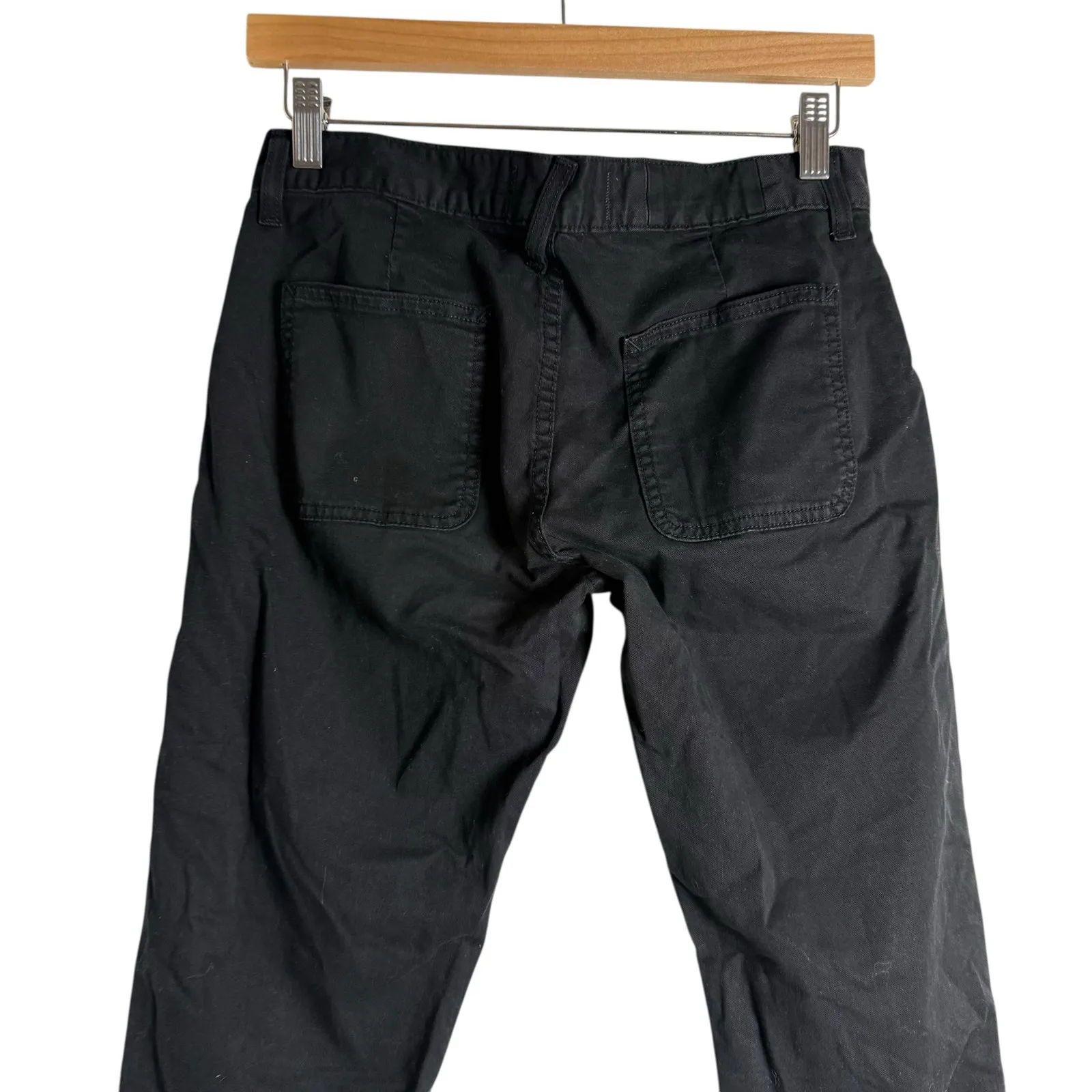 Elizabeth and James Oliver Black Low Rise Utility Slim Jogger Pants 25 - Image 6