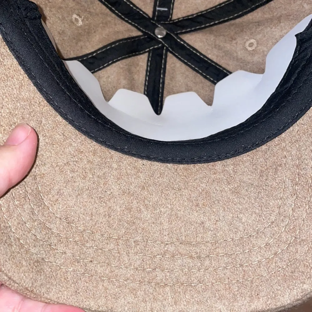 2/$20 New Cotton on classic dad hat coco bean felt wool - Image 4