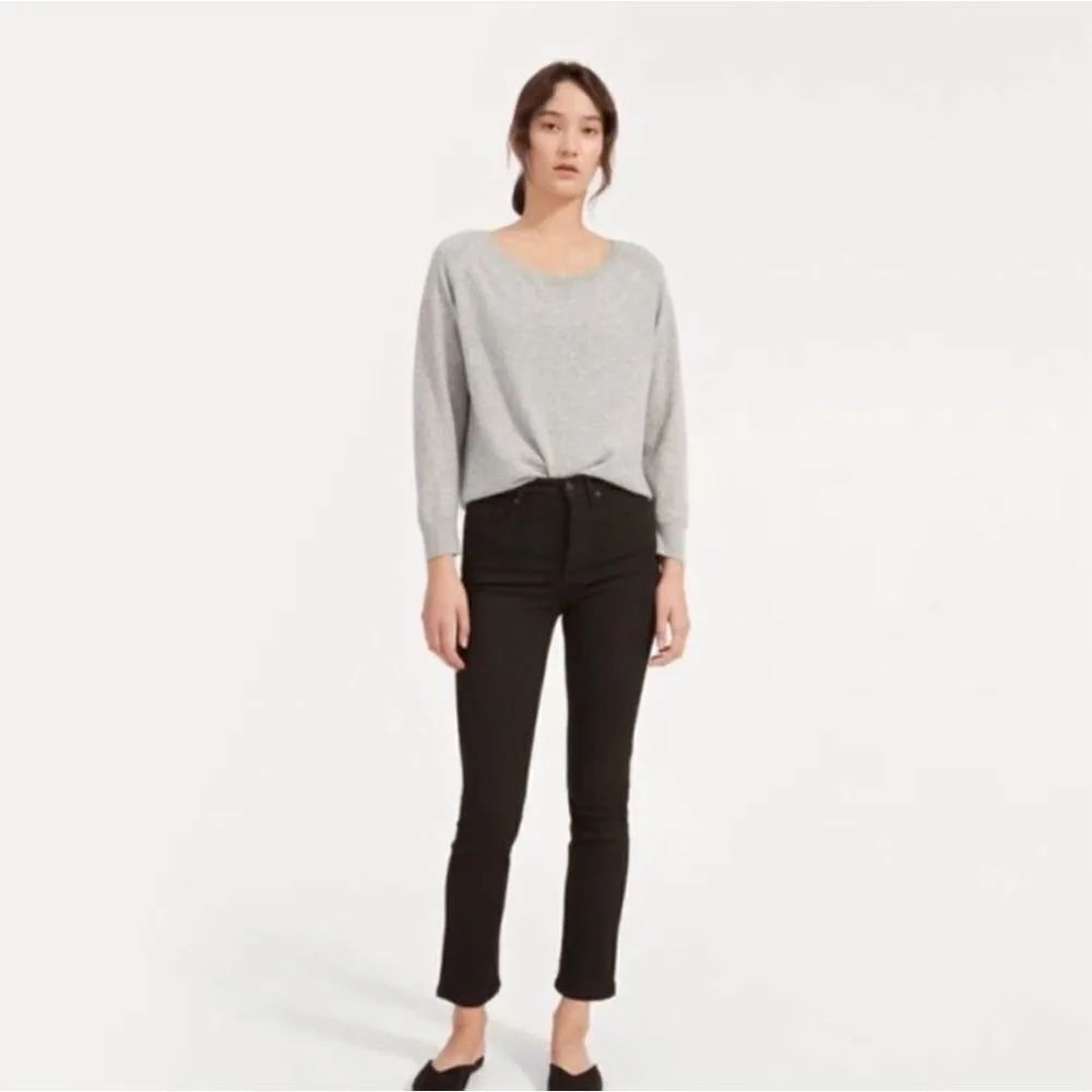 Everlane Gray Scoop Neck Knit Sweater Size XS - Image 9