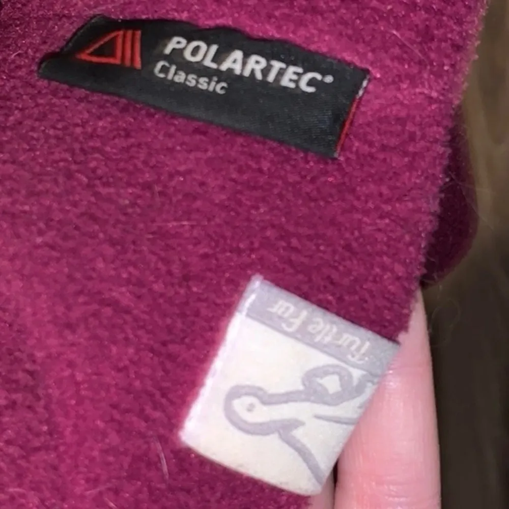 Polartec  classic turtle fur purple winter beanie - Image 2