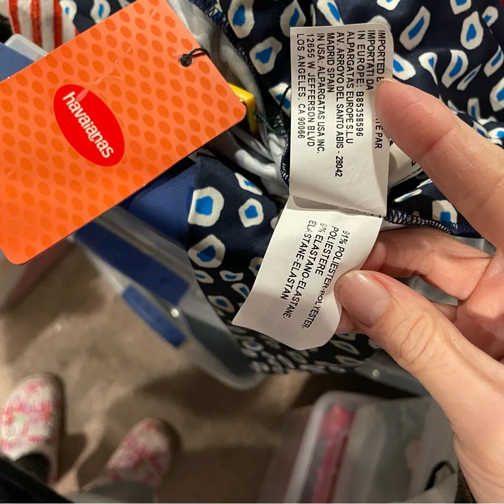 Cute Havaianas NWT adjustable tie waist swim skirt beach pool cover-up pareo - Image 6