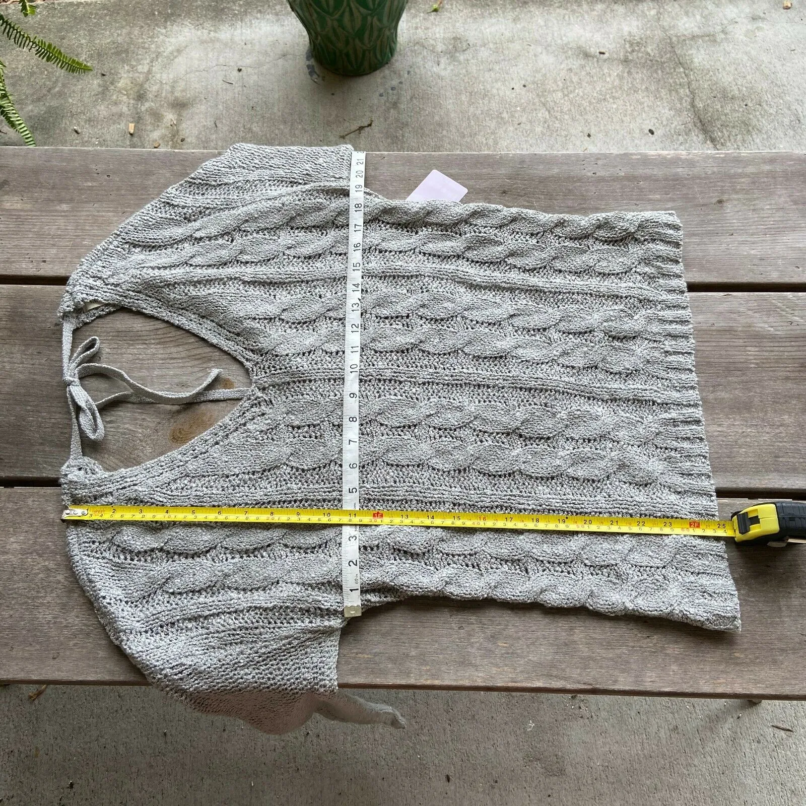 Silver‎ Wrap Sweater - Image 4