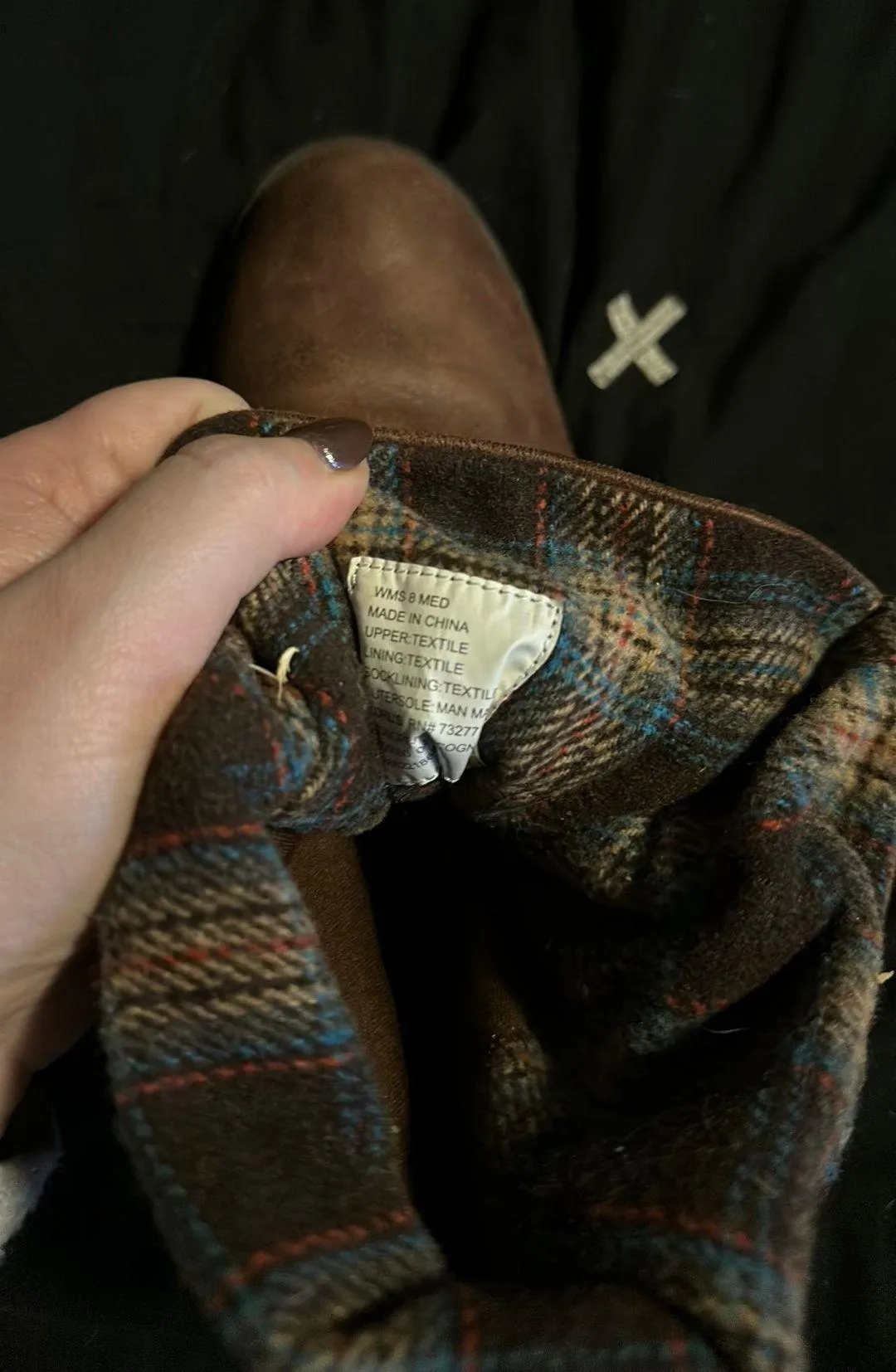 Brown Boots Size 8 - Image 2