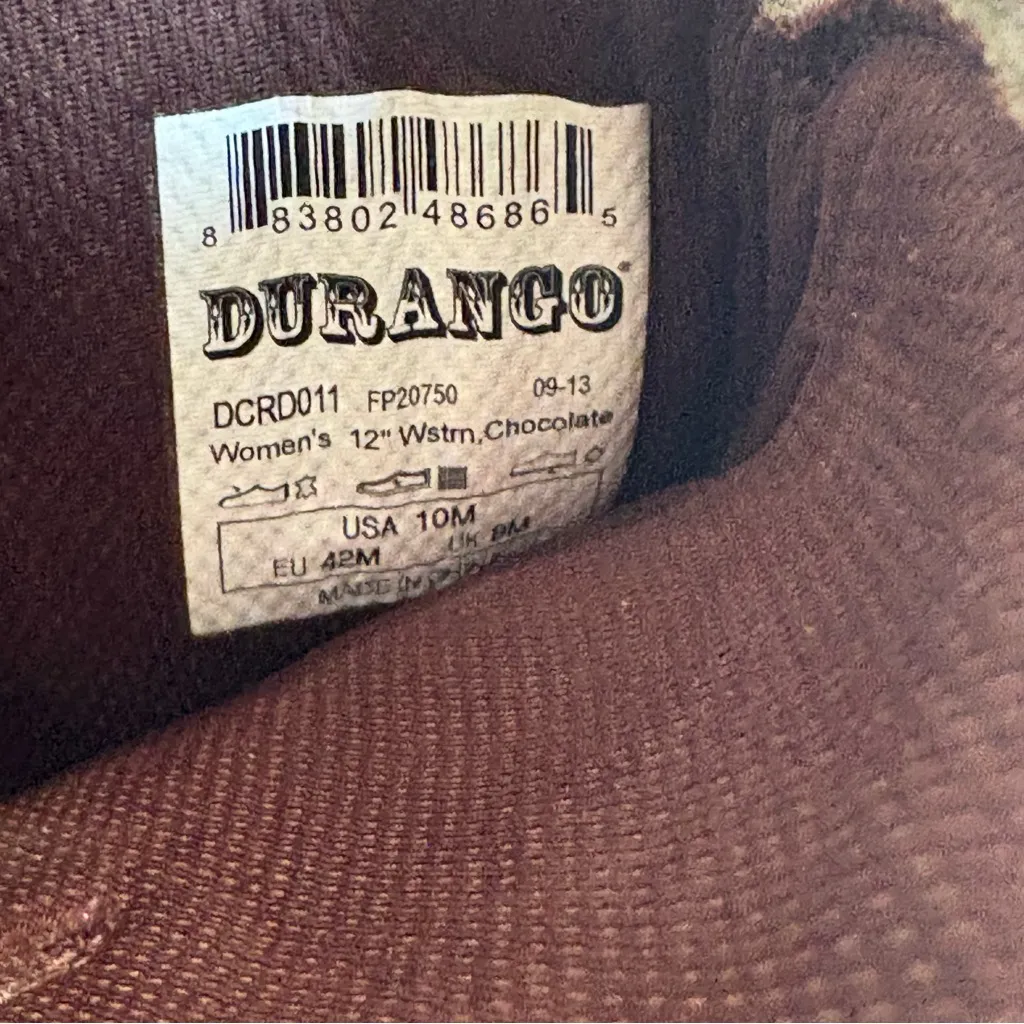 Durango 12″ Crush Women’s Western Boot- Style DCRD011 - Image 15