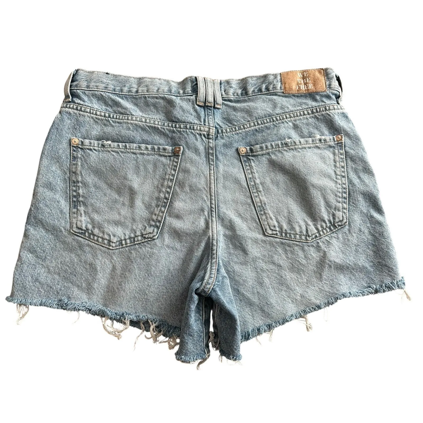 We The Free‎ People Women's Size 30 High Rise Denim Shorts Button Fly #GG4-5 - Image 11