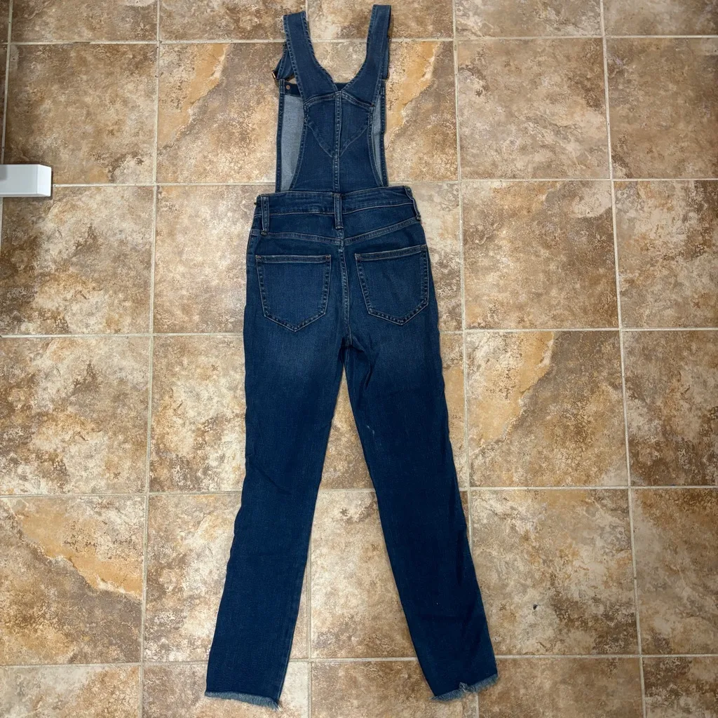 Madewell High-waisted Straight Leg Overalls XXS - Image 3