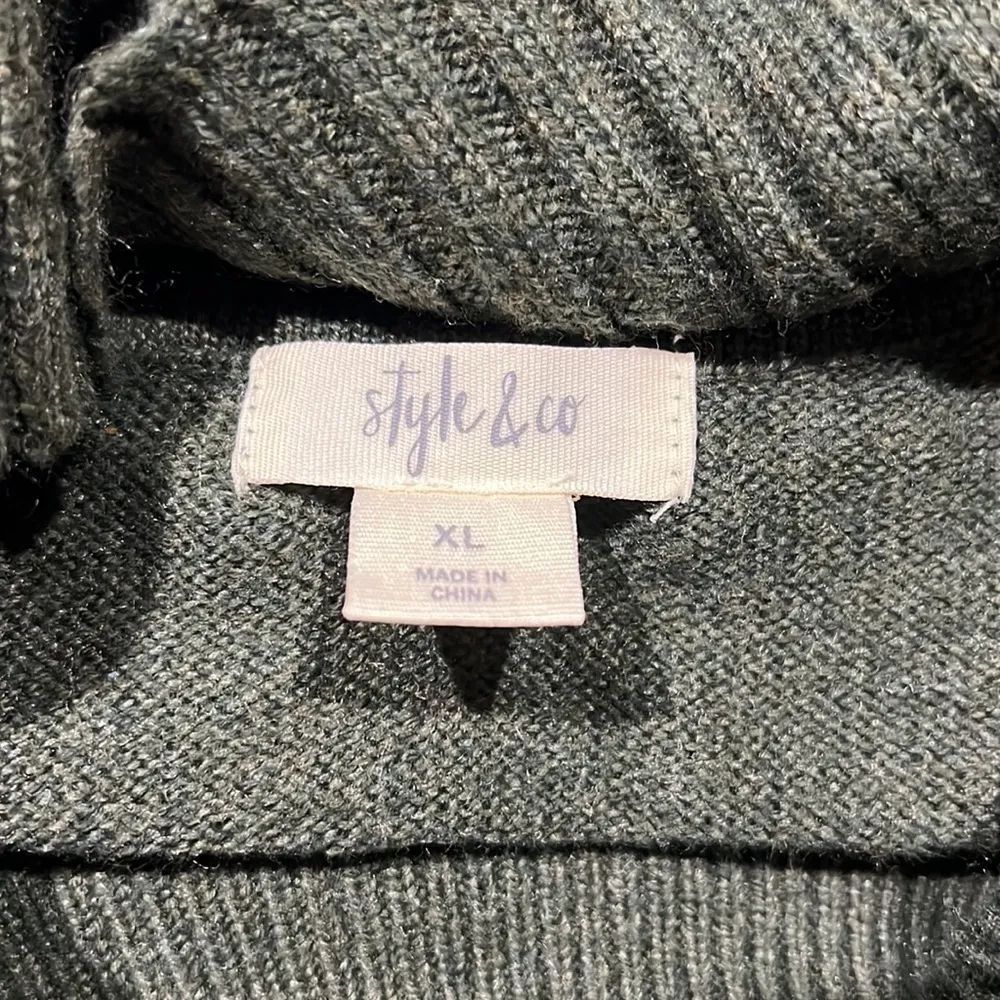 Style & Co. Cowl Neck Knit Long Sleeve Sweater - Woman’s Size XL - Image 6