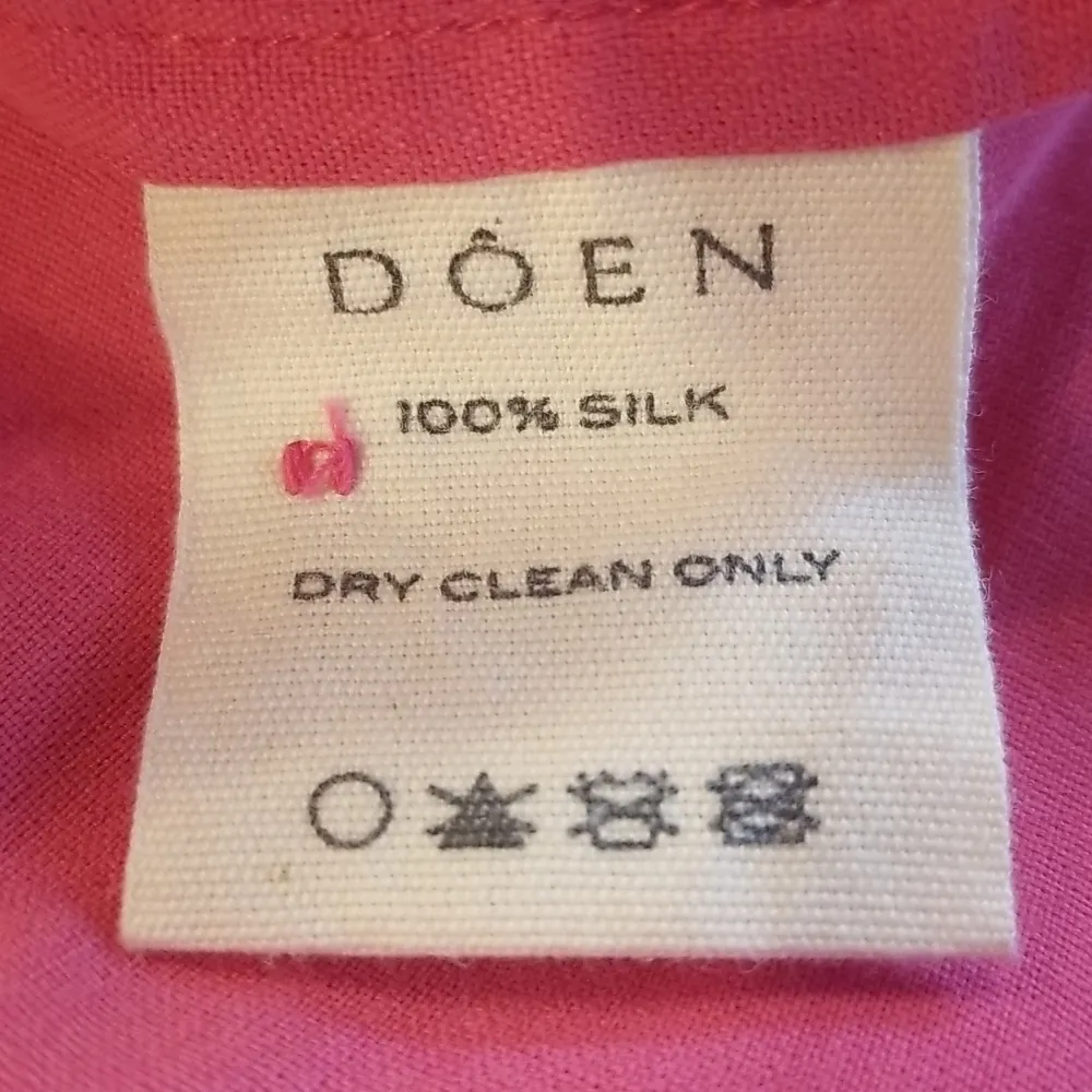 💕DOEN💕 Everest Dress ~ Camilia Long Sleeve 100% Silk Cottagecore Small S NWT Pink - Image 16