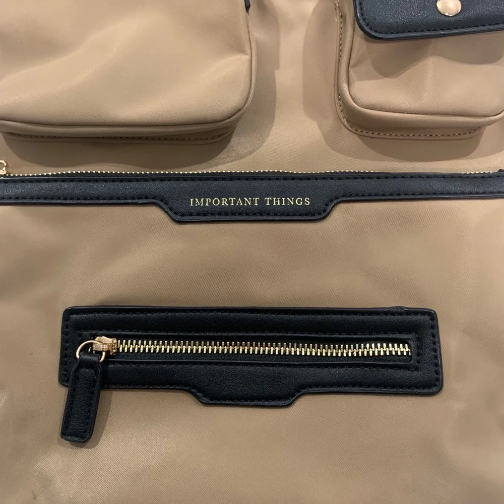 Women’s Oversized Shoulder Bag Tan - Image 2