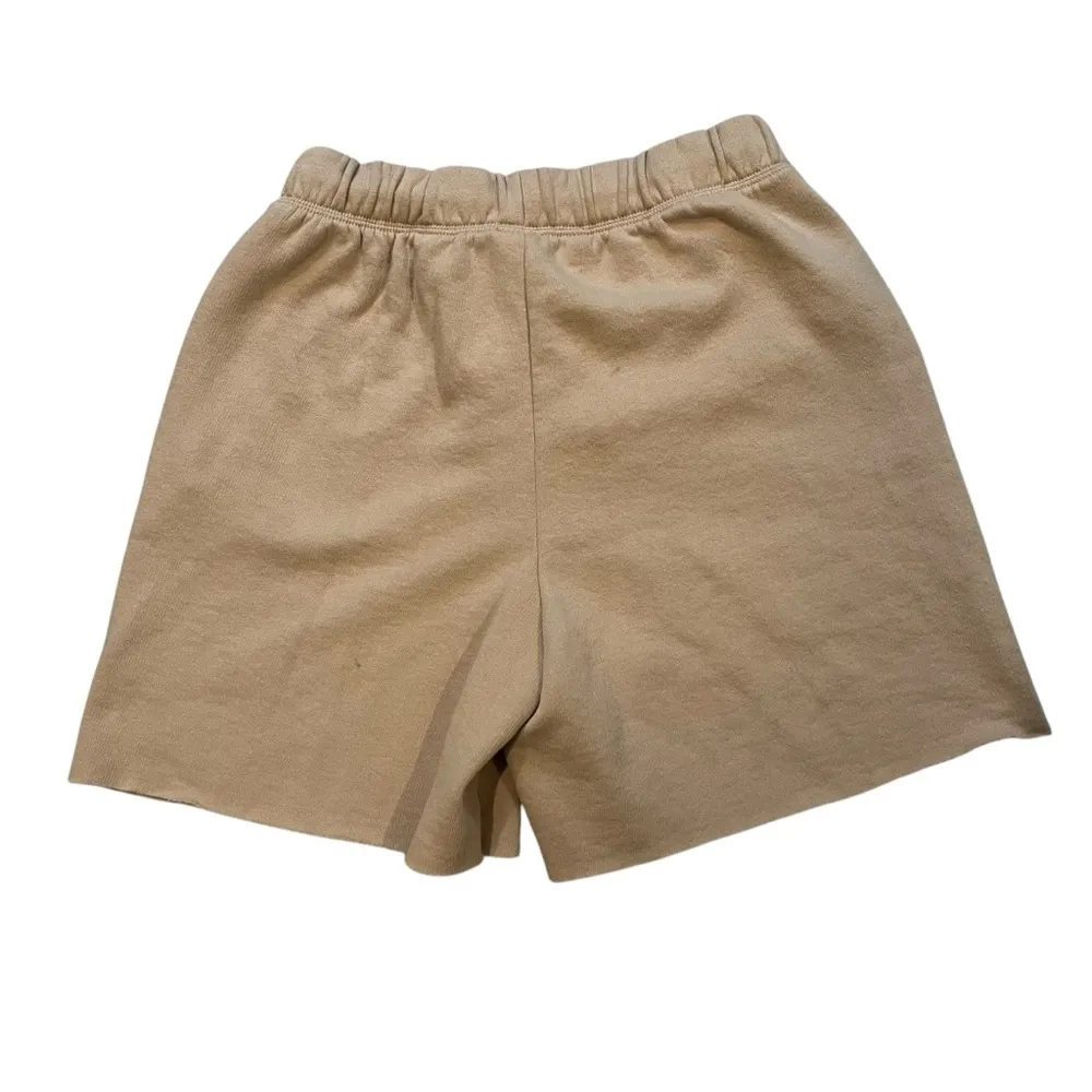 Victoria’s Secret Pink Dad Shorts Palm Tree Beige, Sz S - Image 2