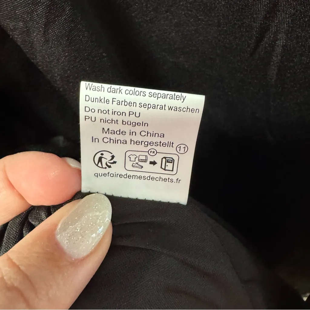 Grace Karin Black Floral Chiffon Dress NWT size‎ 22W Split Sleeve Blue Flowers - Image 9