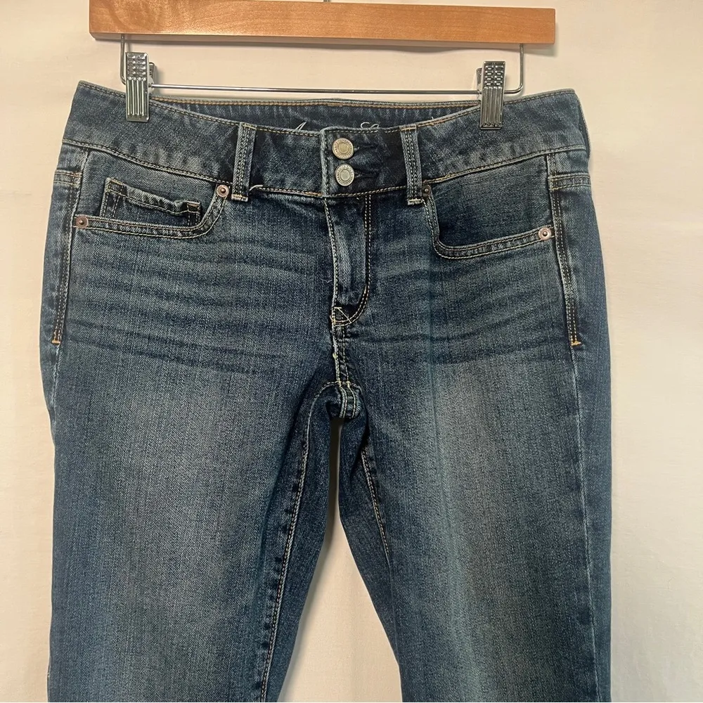 American Eagle Artist Stretch Jeans Womens Size 6 Cropped Denim Simple Casual - Image 2