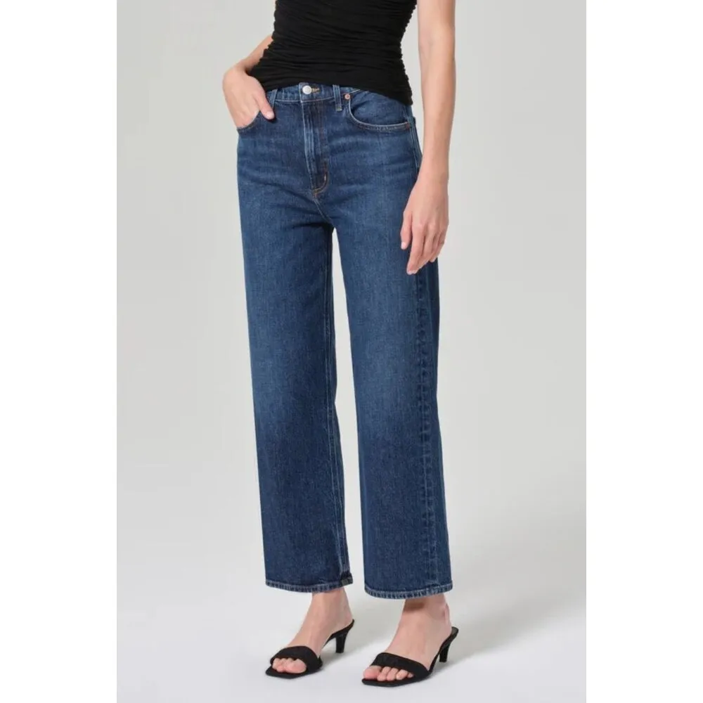 AGOLDE  Ren Jeans in Echo Size 29 High Rise Wide Leg - Image 2