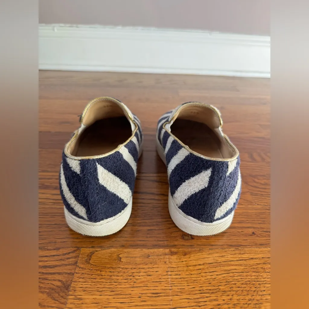 Christian Louboutin Women’s Boat Spa Eponge Skate Sneakers Nautical Size 36.5‎ - Image 7