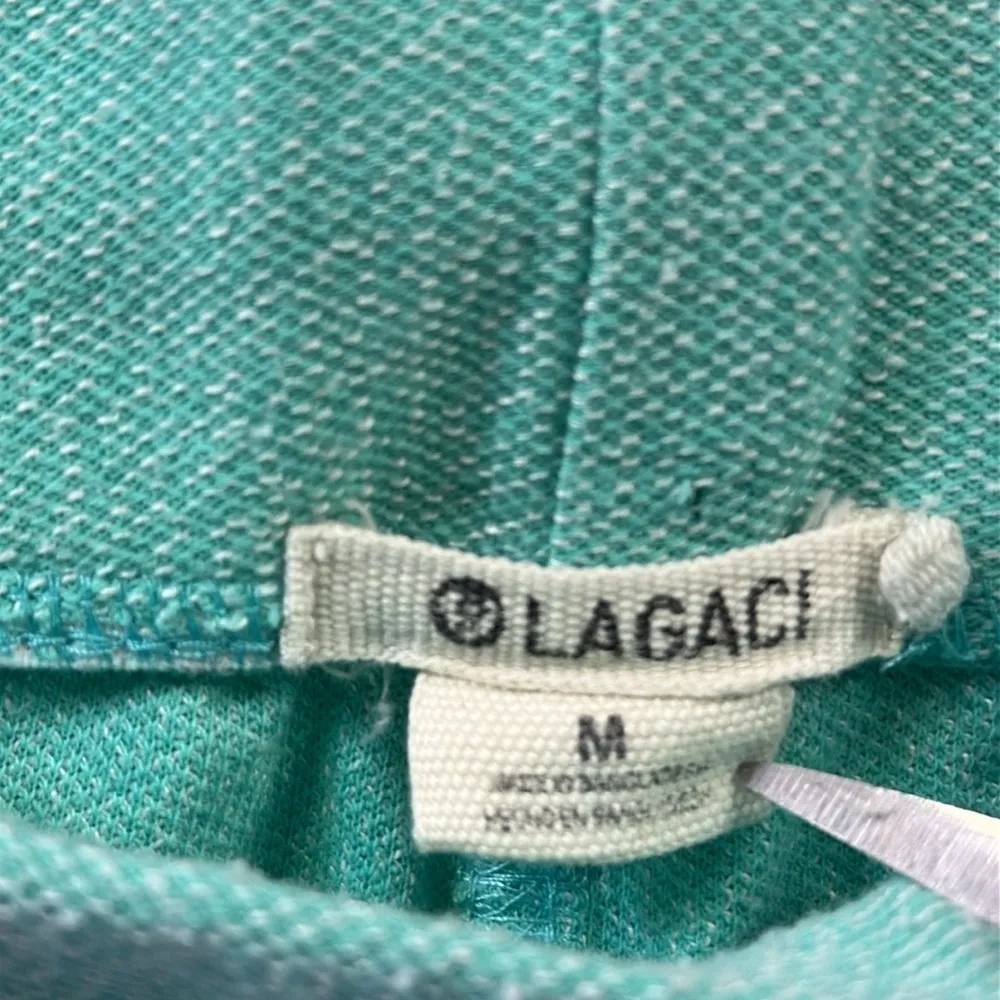 Lagaci Light Green Vacation Resort Wear Drawstring Waist 4 Pocket Shorts Medium - Image 7