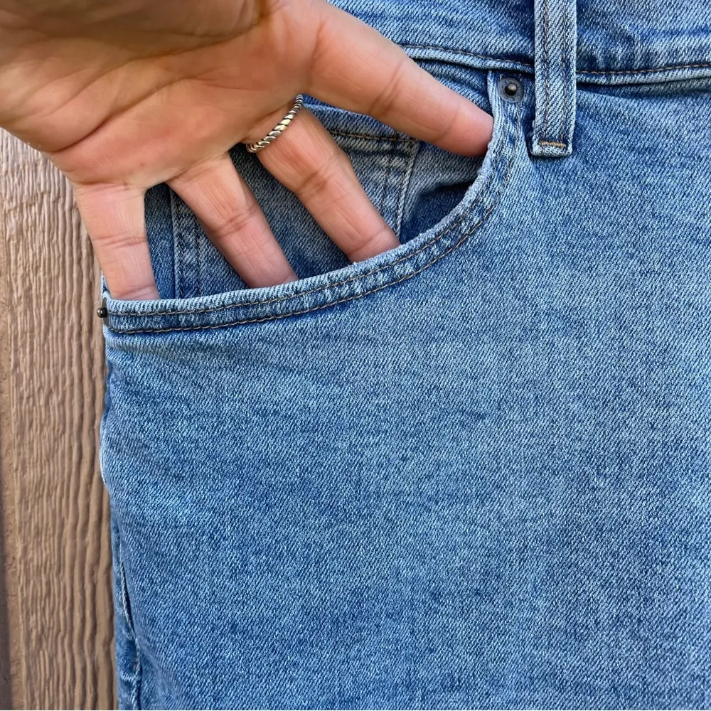 Levi’s‎ Womens Jeans Denim High Waisted Crop Flare Light Wash Stretch Plus 18 - Image 6