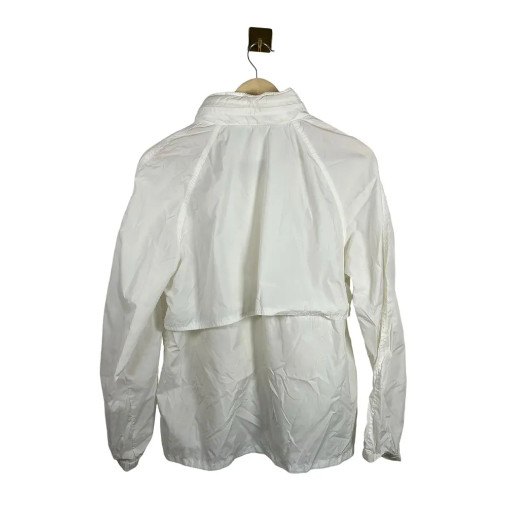 Vintage Woolrich Women’s Teton Windbreaker in Ivory Size L - Image 7